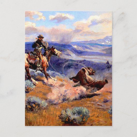 Westerne nostalgie briefkaart (Voorkant)