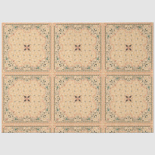 Westerne ontkoppeling van het Paisley Gold Bandana Tissuepapier