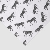  Westerne paarden Pattern Old Fashioned Horse Tissuepapier (Detail)