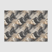 Westerne paarden tissuepapier (Voorkant)