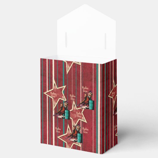 Westerne Partij Favor Box Rodeo Cowgirl Bedankdoosjes (Geopend)