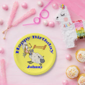 Westerne Partij Mutton Bustin Cowboy Kind Papieren Bordje (Feest)