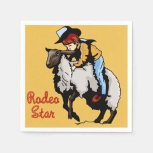 Westerne Partij Rodeo Events Napkins Servetten