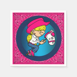 Westerne partijmeisje op straat 2 servet