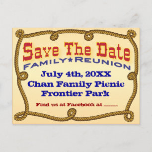 Westerne piek, behalve de datum aankondigingskaart