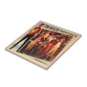  Westerne  Poster Daring Gevaar Tegeltje (Zijkant)