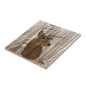 Westerne primitieve schuurherten tegeltje (Zijkant)