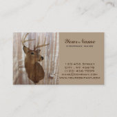 Westerne primitieve schuurherten visitekaartje (Voorkant)