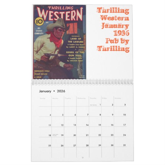 Westerne pulp Hoesjes Agenda 2012 Kalender (Jan 2026)