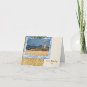 Westerne Ranch Verjaardag Kaart voor papa