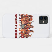 Westerne Red Indian Fighters of Courage Unity Case-Mate iPhone Case (Achterkant (horizontaal))