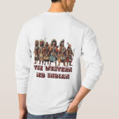 Westerne Red Indian Fighters of Courage Unity T-shirt (Achterkant)