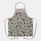 Westerne Rendier Ranch Christmas Baking Crew Schort (Voorkant)