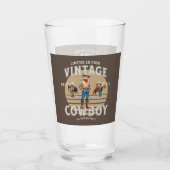 Westerne Rodeo Cowboy Glas (Voorkant)