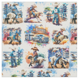Westerne Rodeo Cowboy Kinder Mutton Busting Stof