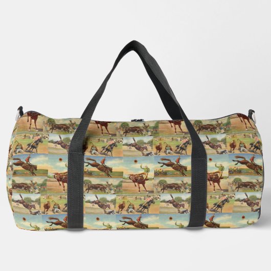  Westerne Rodeo Events Cowboys Horses Bulls Plunjezak (Voorkant)