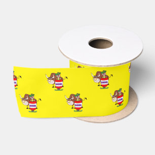 Westerne Rodeo-klep in vat en bull 3 inch Lint