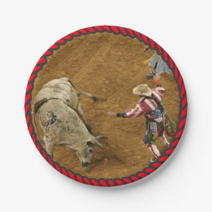 Westerne Rodeo Party Paper Borden Papieren Bordje