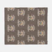 Westerne Rodeo Ranch  Cowboy Fleece Deken (Voorkant (Horizontaal))