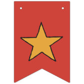 Westerne Rodeo Thaise Partij 1e Rodeo BirthdayPart Vlaggetjes (Eerste vlag)