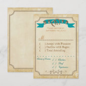 Westerne RSVP-kaarten RSVP Kaartje (Voorkant / Achterkant)