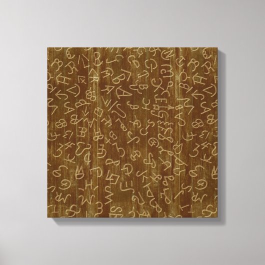 Westerne rundermerken canvas afdruk (Voorkant)