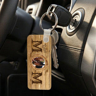 Westerne Rustic Rodeo Mam Foto Sleutelhanger