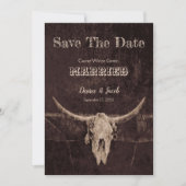 Westerne Rustic Wedding  sparen de Datum Save The Date (Voorkant)