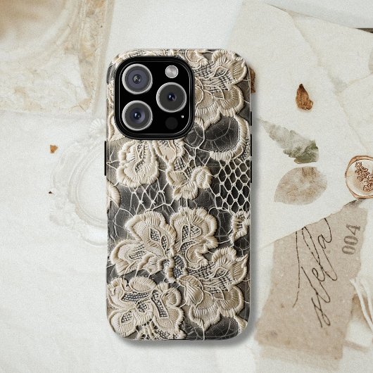 Westerne  rustieke kant vrouwen Case-Mate iPhone case
