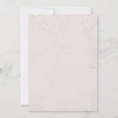 Westerne rustieke Time Capsule Note Bericht Kaart (Achterkant)