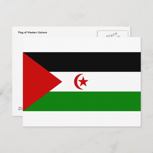 westerne sahara briefkaart (Voorkant / Achterkant)