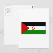 Westerne Sahara FLAG International Briefkaart (Voorkant / Achterkant)