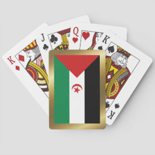 Westerne Sahara-vlagspelkaarten Speelkaarten