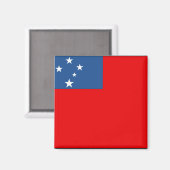 Westerne Samoa-vlag Magneet (Voorkant / Achterkant)