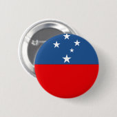 Westerne Samoa-vlag Ronde Button 5,7 Cm (Voorkant /achterkant)