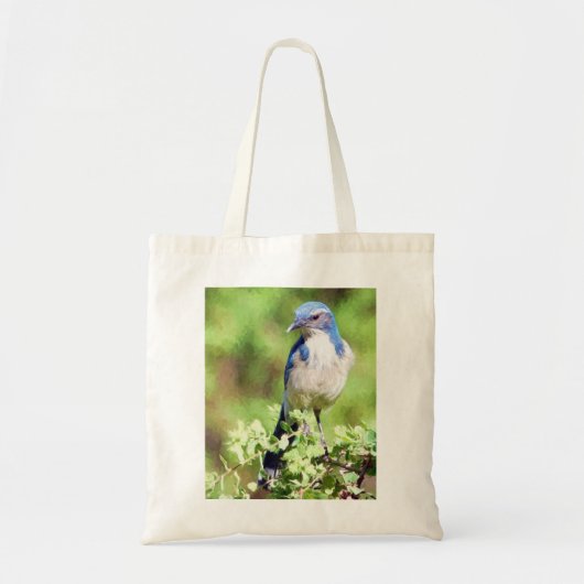 Westerne Scrub Jay Tote Bag (Voorkant)