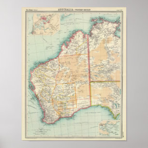 Westerne sectie Australië Poster