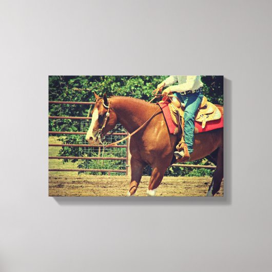 Westerne sorrel canvas afdruk (Voorkant)