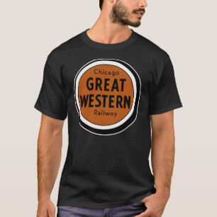  Westerne spoorweg T-shirt