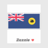 Westerne staat Australië, Australisch Gemenebest Sticker (Vel)