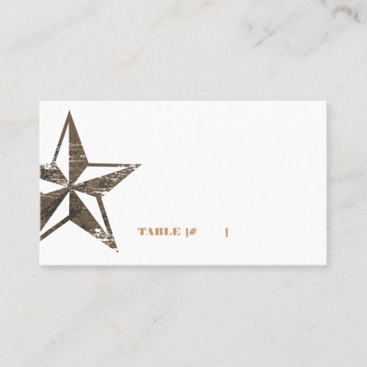 Westerne Star Escort-kaart Plaatskaartje (Voorkant)