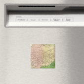 Westerne Staten Olney Map Magneet (Insitu (Vaatwasser))