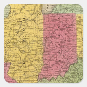 Westerne Staten, VS Vierkante Sticker