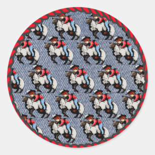 Westerne Stickers Rodeo Mutton Busting