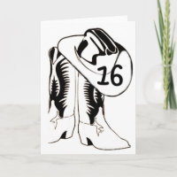 westerne STIJL "16e BIRTHDAY" LAND