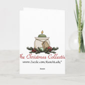 Westerne stijl kerstvakantie fotokaart feestdagen kaart (Achterkant)