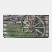Westerne Stijl Rustieke Wagon Wheel Desk Mat (Voorkant)