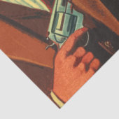  Westerne stripillustratie Tissuepapier (Detail)