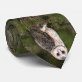 Westerne Stropdas van Barn Owl (Opgerold)