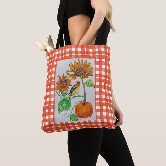 Westerne Tanager-Canvas tas (Dichtbij)